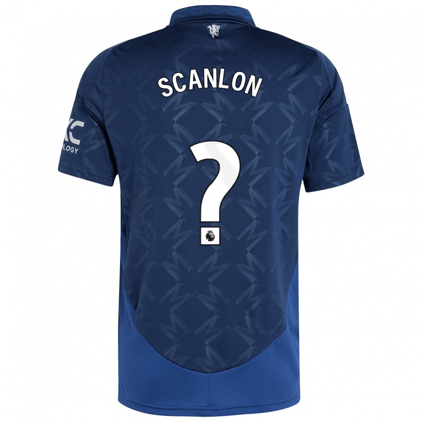 Kandiny Kinder Luca Scanlon #0 Indigo Auswärtstrikot Trikot 2024/25 T-Shirt