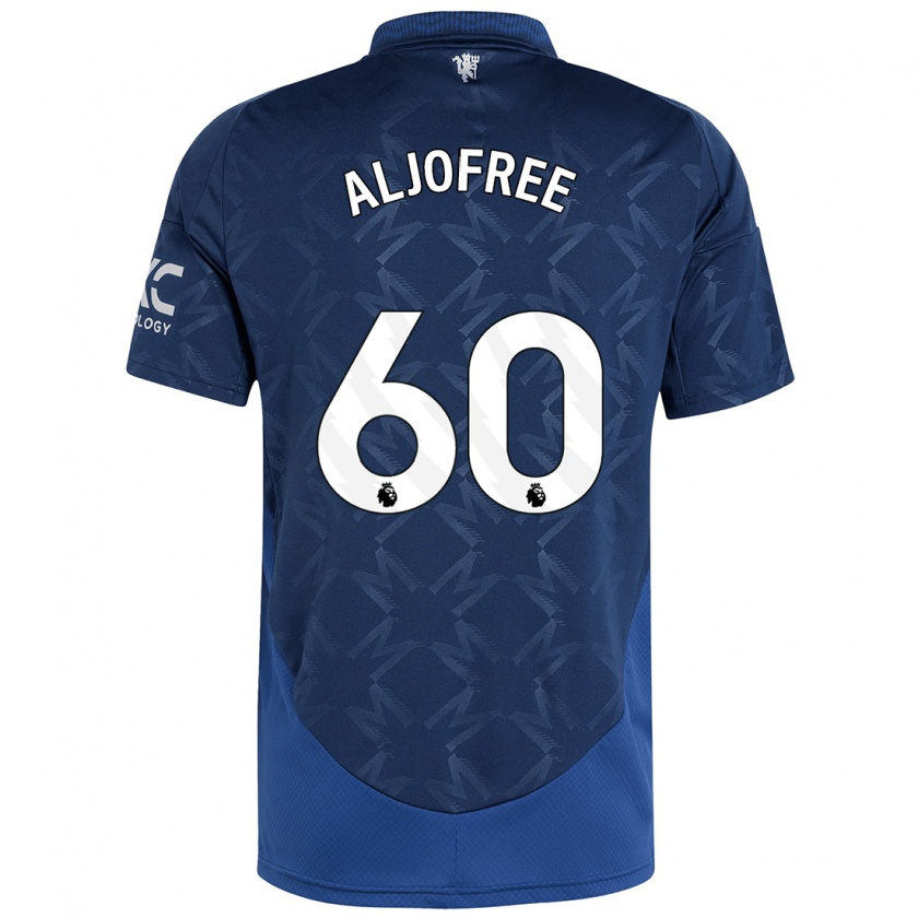 Kandiny Kinder Sonny Aljofree #60 Indigo Auswärtstrikot Trikot 2024/25 T-Shirt