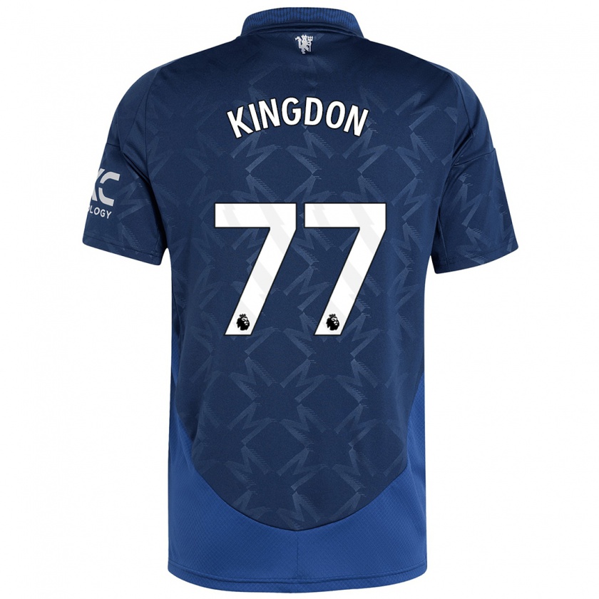 Kandiny Kinder Jack Kingdon #77 Indigo Auswärtstrikot Trikot 2024/25 T-Shirt