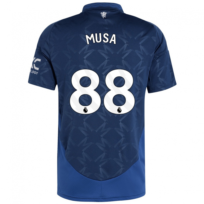 Kandiny Kinder Victor Musa #88 Indigo Auswärtstrikot Trikot 2024/25 T-Shirt