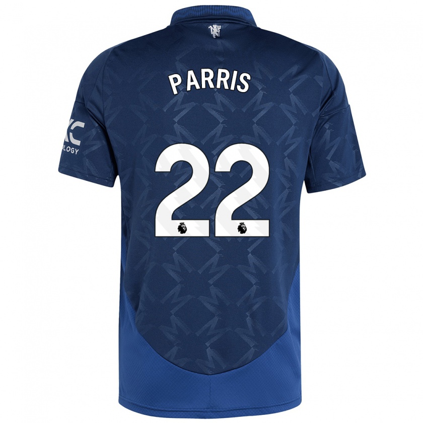 Kandiny Kinder Nikita Parris #22 Indigo Auswärtstrikot Trikot 2024/25 T-Shirt