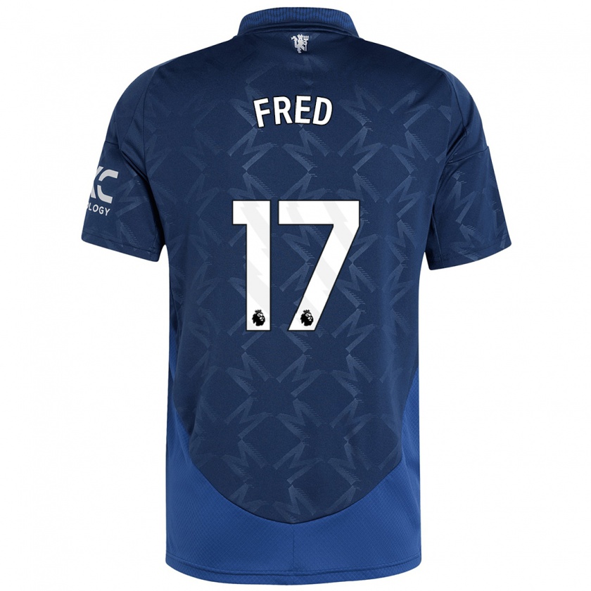 Kandiny Kinder Fred #17 Indigo Auswärtstrikot Trikot 2024/25 T-Shirt