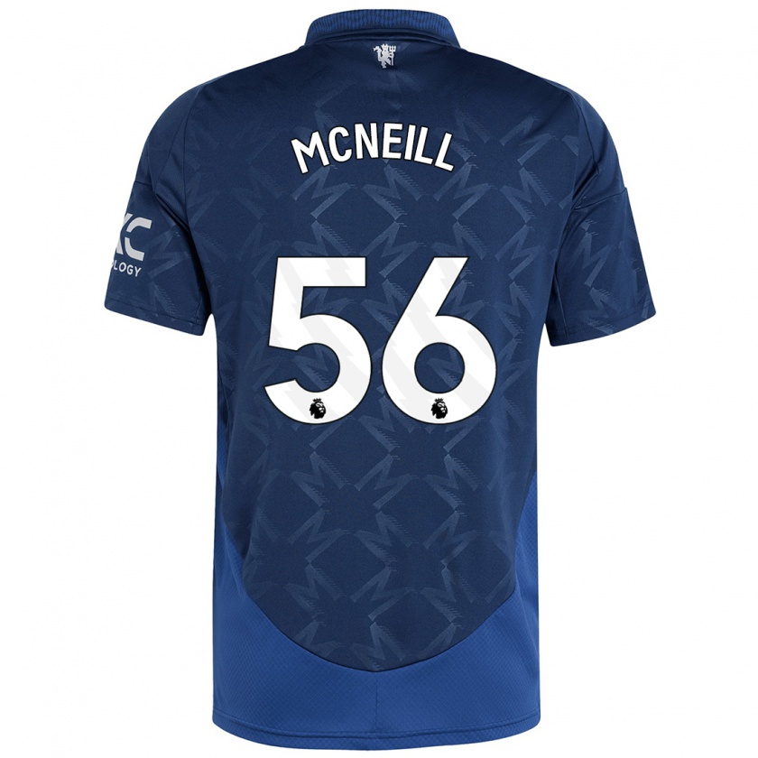 Kandiny Kinder Charlie Mcneill #56 Indigo Auswärtstrikot Trikot 2024/25 T-Shirt