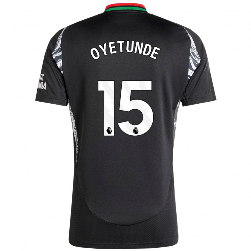 Kandiny Kinder Daniel Oyetunde #15 Schwarz Auswärtstrikot Trikot 2024/25 T-Shirt