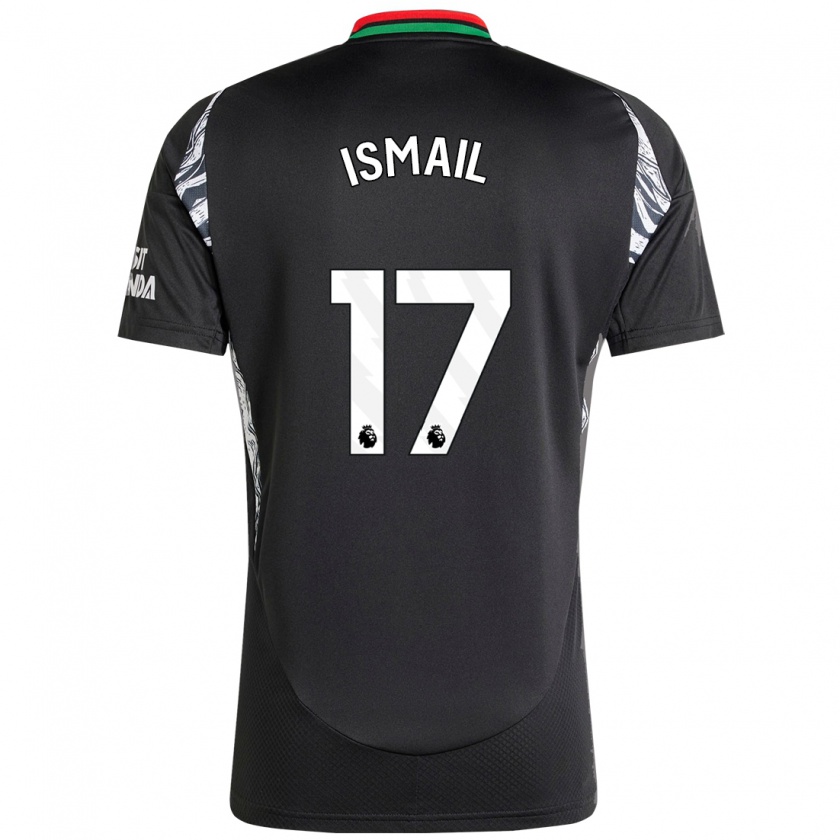 Kandiny Kinder Cam'ron Ismail #17 Schwarz Auswärtstrikot Trikot 2024/25 T-Shirt