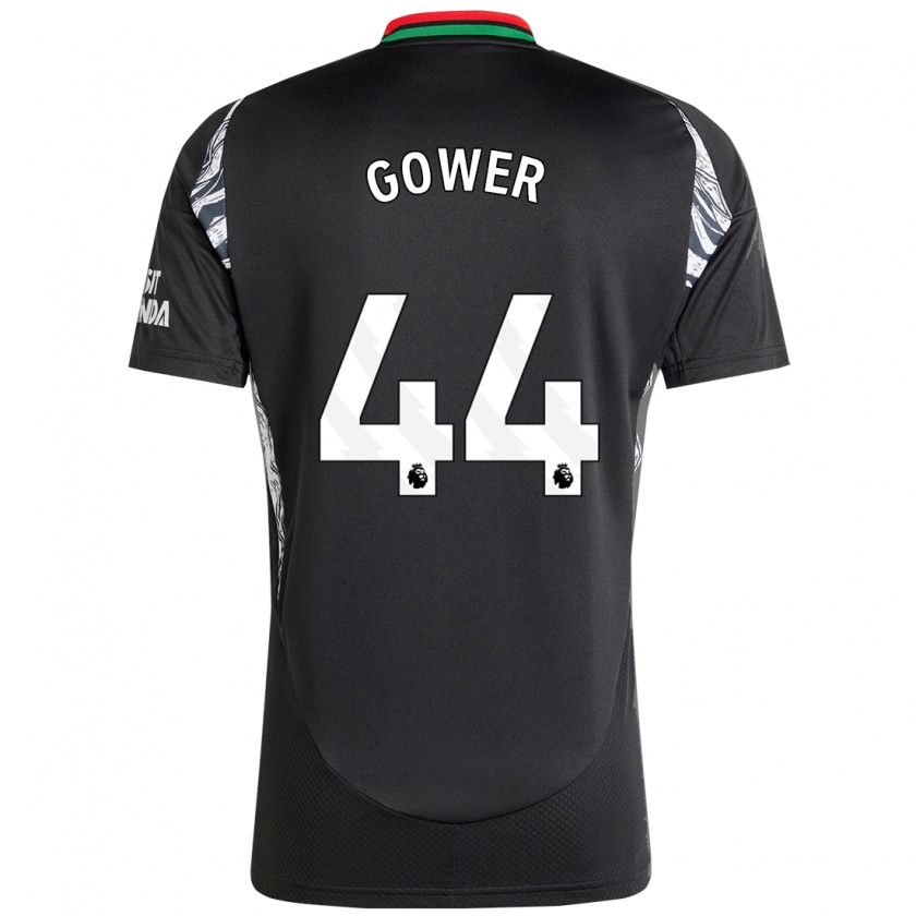 Kandiny Kinder Jimi Gower #44 Schwarz Auswärtstrikot Trikot 2024/25 T-Shirt