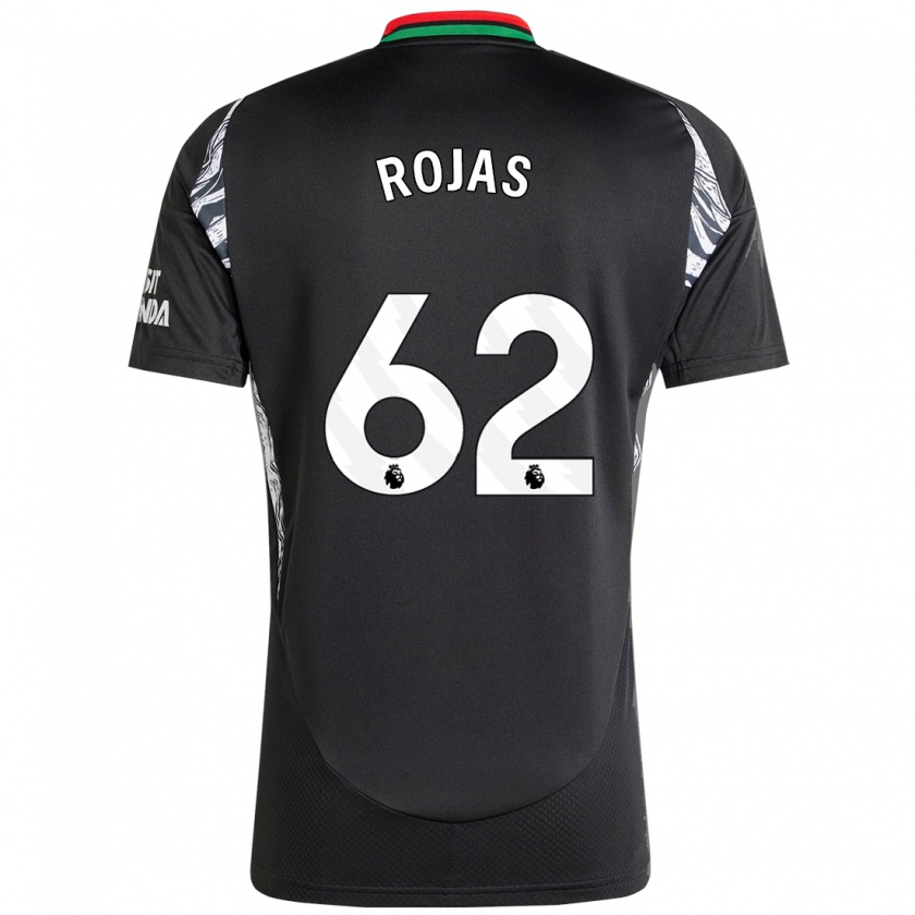 Kandiny Kinder Alexei Rojas #62 Schwarz Auswärtstrikot Trikot 2024/25 T-Shirt