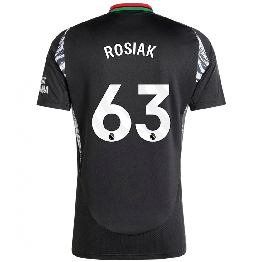 Kandiny Kinder Michal Rosiak #63 Schwarz Auswärtstrikot Trikot 2024/25 T-Shirt