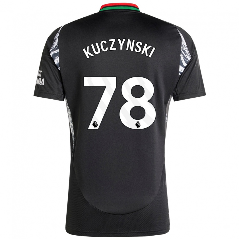 Kandiny Kinder Max Kuczynski #78 Schwarz Auswärtstrikot Trikot 2024/25 T-Shirt