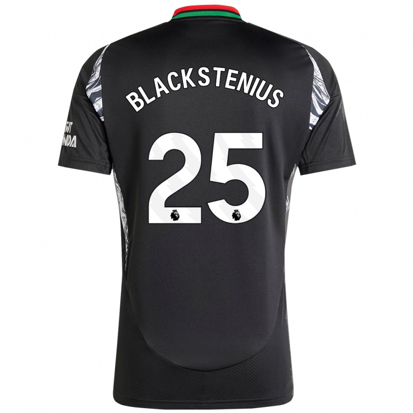 Kandiny Kinder Stina Blackstenius #25 Schwarz Auswärtstrikot Trikot 2024/25 T-Shirt