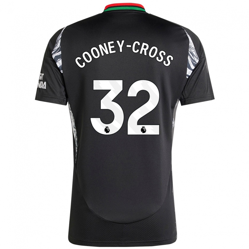 Kandiny Kinder Kyra Cooney-Cross #32 Schwarz Auswärtstrikot Trikot 2024/25 T-Shirt