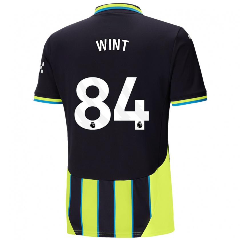 Kandiny Kinder Jack Wint #84 Blaugelb Auswärtstrikot Trikot 2024/25 T-Shirt