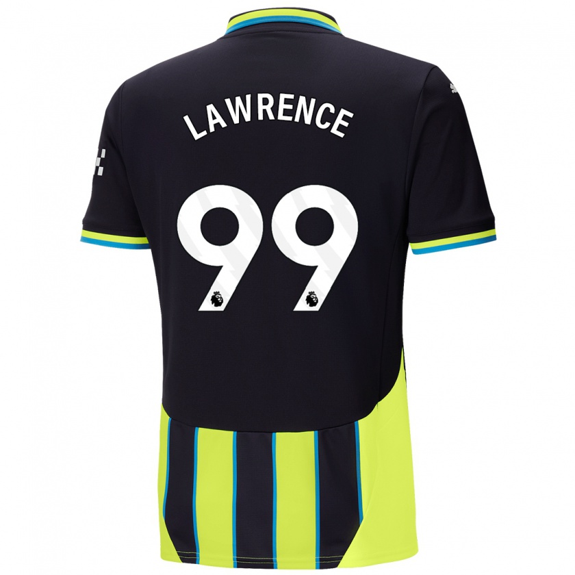 Kandiny Kinder Emilio Lawrence #99 Blaugelb Auswärtstrikot Trikot 2024/25 T-Shirt