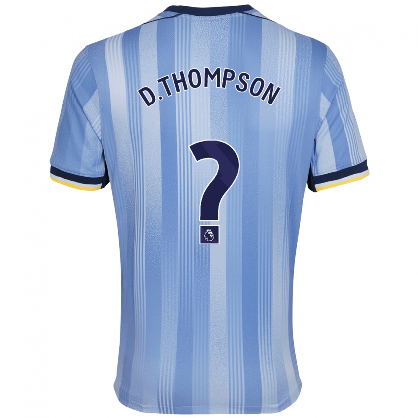 Kandiny Kinder Dylan Thompson #0 Hellblau Auswärtstrikot Trikot 2024/25 T-Shirt