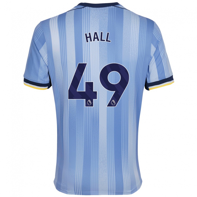 Kandiny Kinder Tyrese Hall #49 Hellblau Auswärtstrikot Trikot 2024/25 T-Shirt