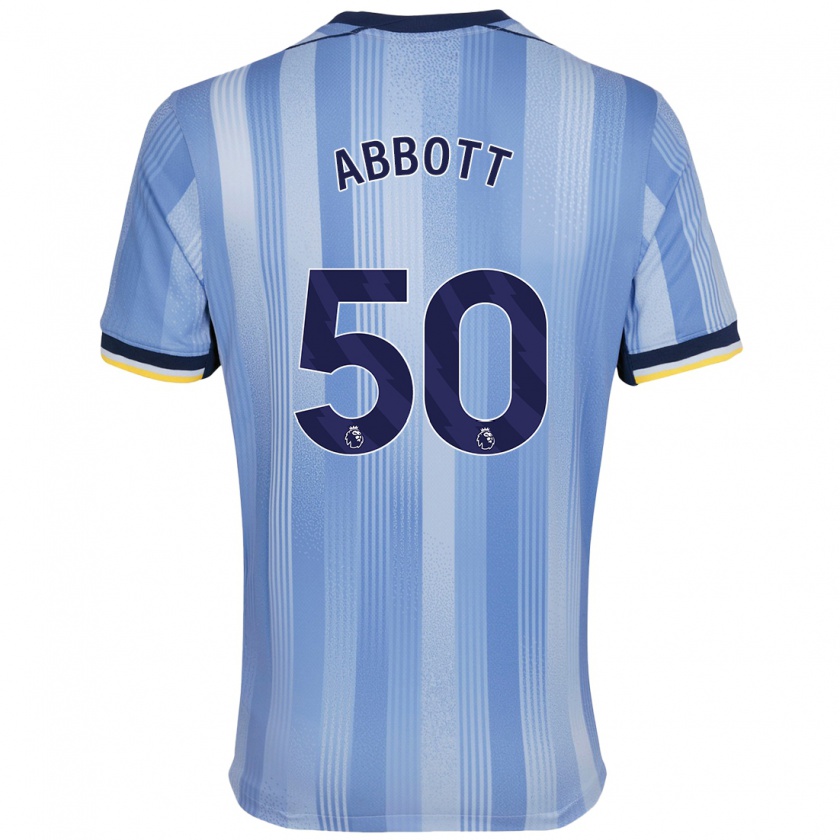 Kandiny Kinder George Abbott #50 Hellblau Auswärtstrikot Trikot 2024/25 T-Shirt