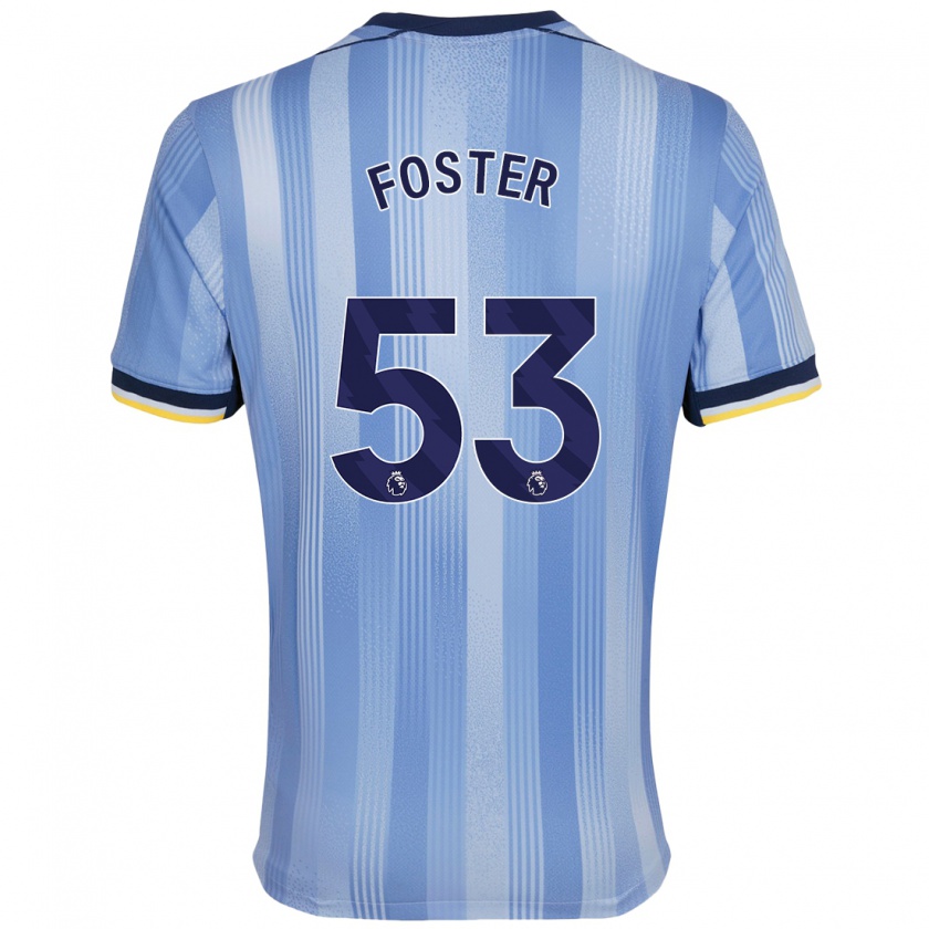 Kandiny Kinder Brooklyn Lyons-Foster #53 Hellblau Auswärtstrikot Trikot 2024/25 T-Shirt