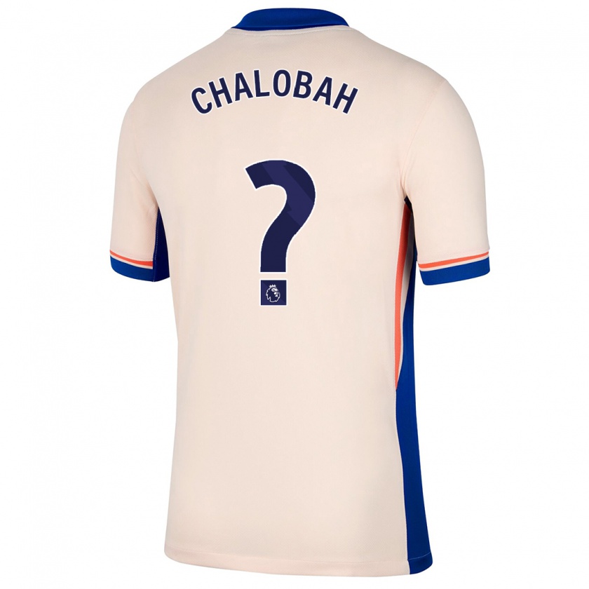 Kandiny Kinder Trevoh Chalobah #0 Hellbeige Auswärtstrikot Trikot 2024/25 T-Shirt