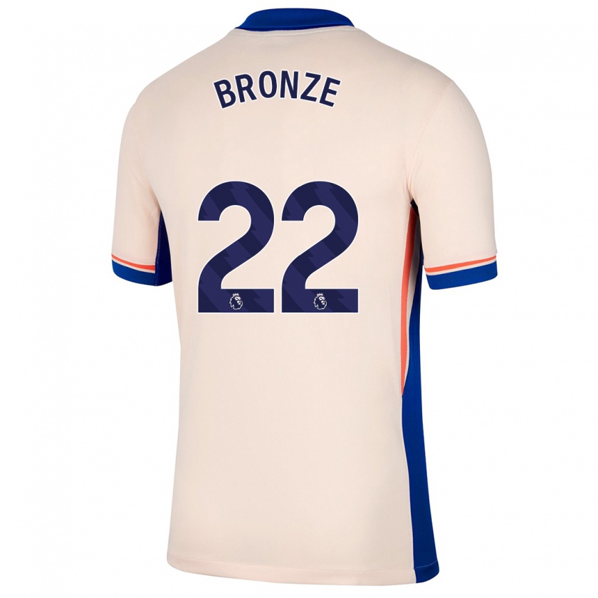 Kandiny Kinder Lucy Bronze #22 Hellbeige Auswärtstrikot Trikot 2024/25 T-Shirt