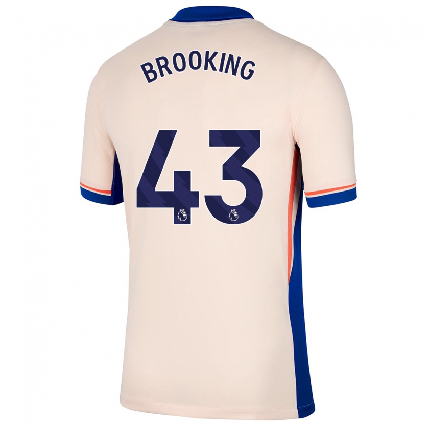 Kandiny Kinder Josh Brooking #43 Hellbeige Auswärtstrikot Trikot 2024/25 T-Shirt