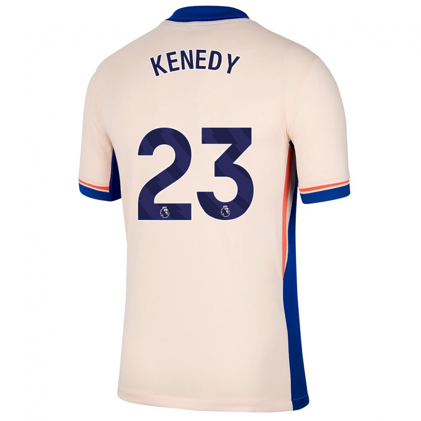 Kandiny Kinder Robert Kenedy #23 Hellbeige Auswärtstrikot Trikot 2024/25 T-Shirt