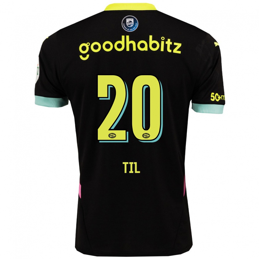 Kandiny Kinder Guus Til #20 Schwarz Gelb Auswärtstrikot Trikot 2024/25 T-Shirt