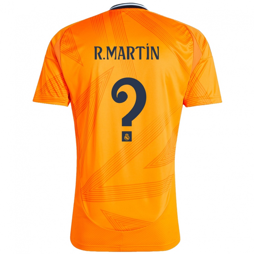 Kandiny Kinder Roberto Martín #0 Orange Auswärtstrikot Trikot 2024/25 T-Shirt