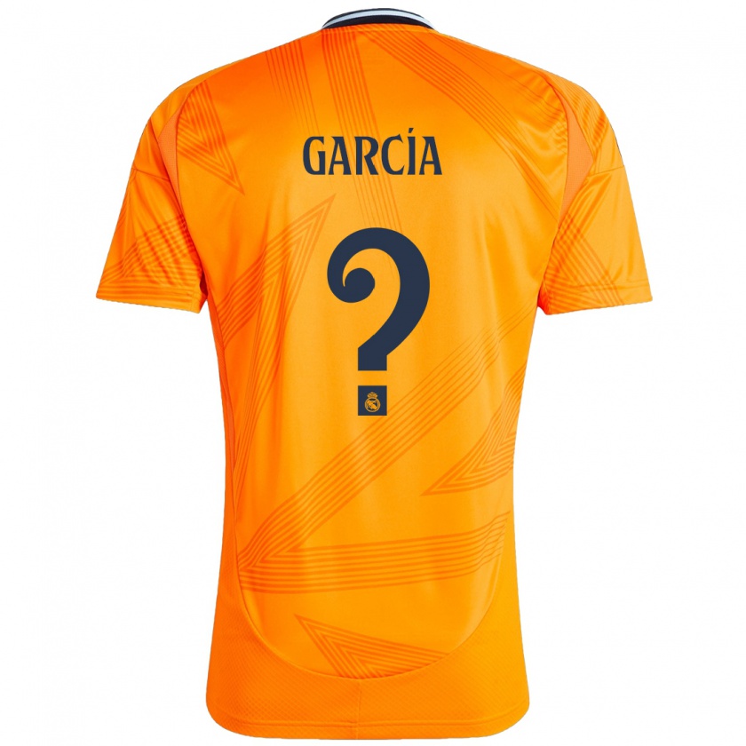 Kandiny Kinder Andrés García #0 Orange Auswärtstrikot Trikot 2024/25 T-Shirt