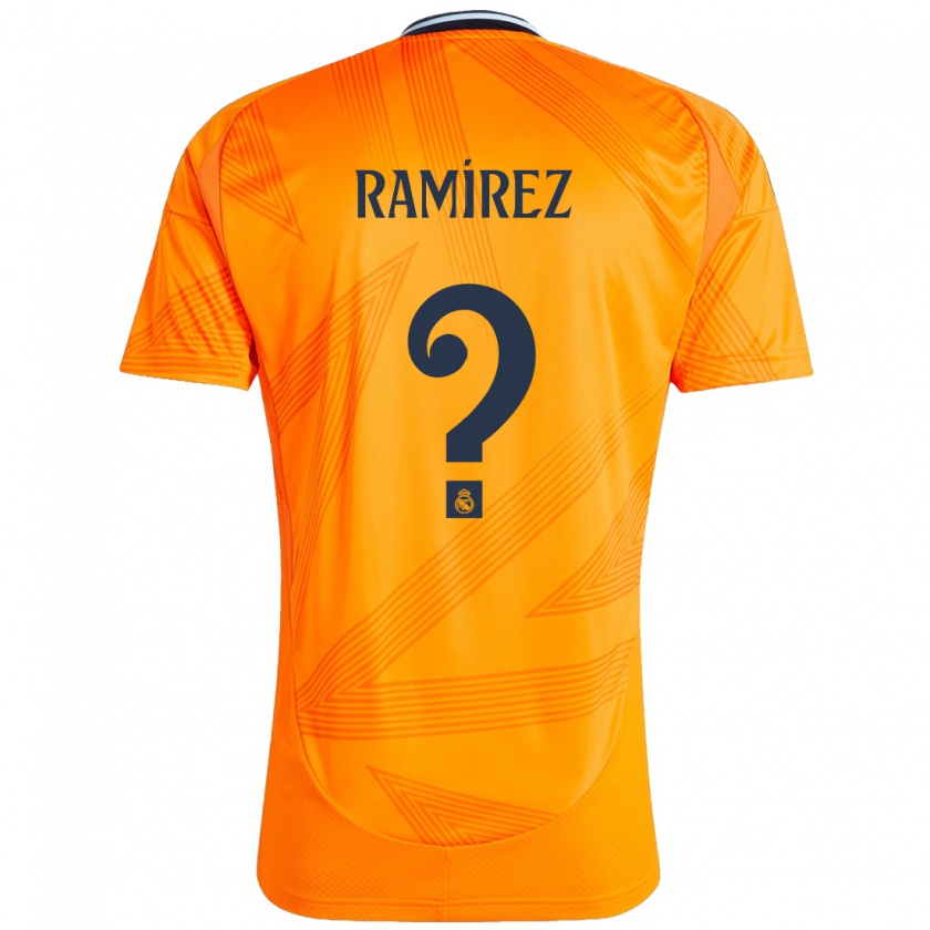 Kandiny Kinder Izan Ramírez #0 Orange Auswärtstrikot Trikot 2024/25 T-Shirt