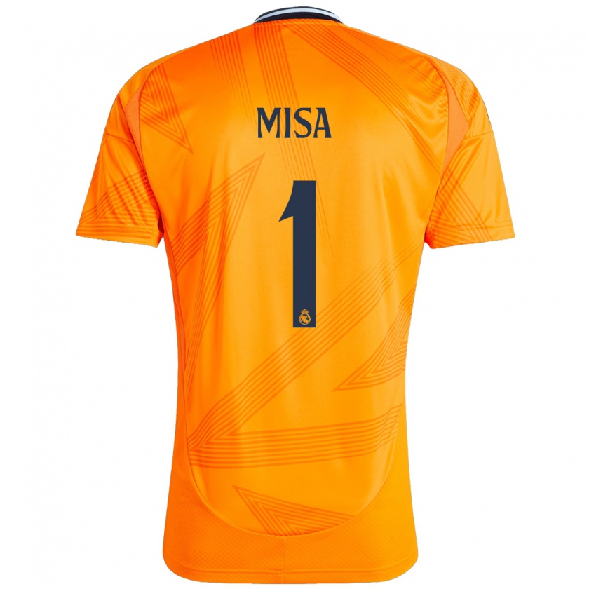 Kandiny Kinder Misa Rodríguez #1 Orange Auswärtstrikot Trikot 2024/25 T-Shirt