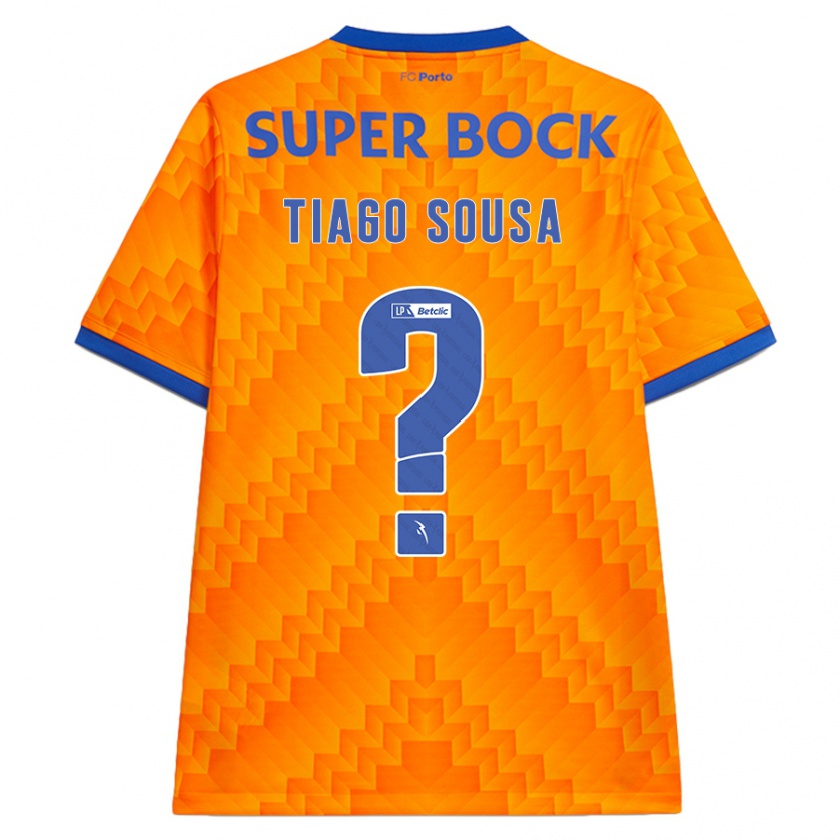 Kandiny Kinder Tiago Sousa #0 Orange Auswärtstrikot Trikot 2024/25 T-Shirt