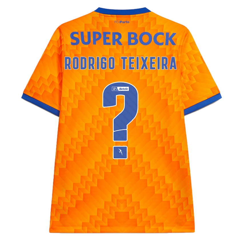 Kandiny Kinder Rodrigo Teixeira #0 Orange Auswärtstrikot Trikot 2024/25 T-Shirt