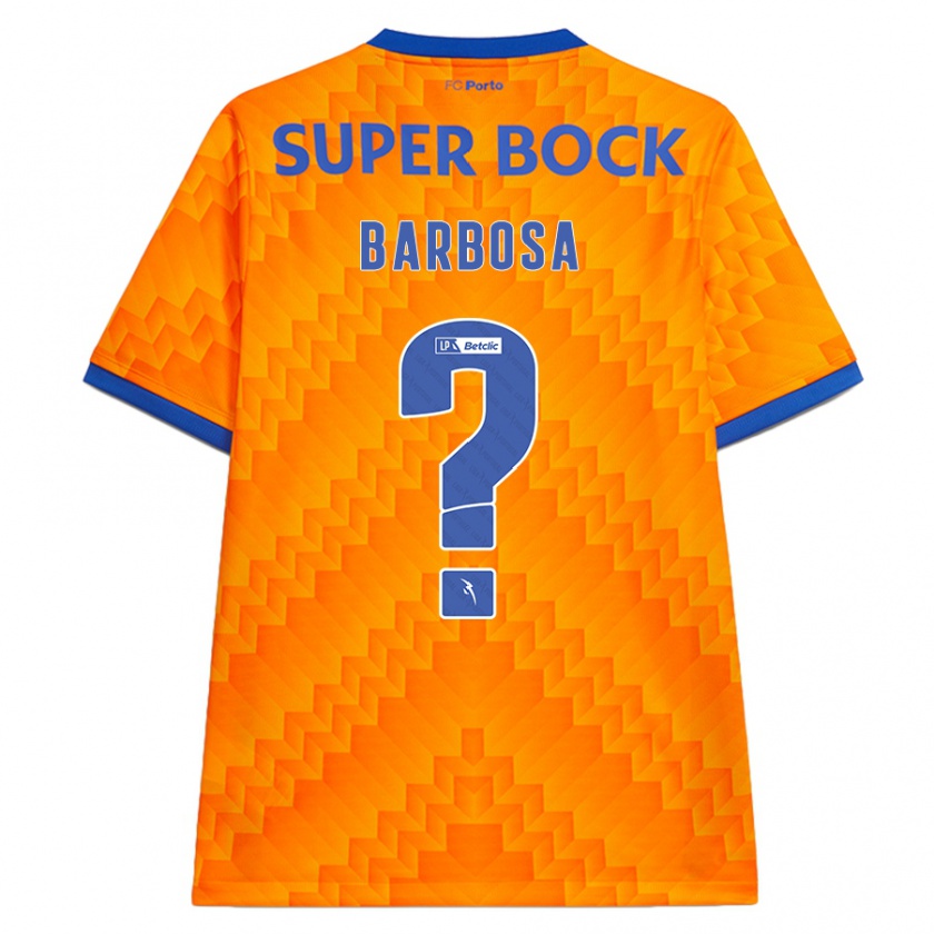 Kandiny Kinder Rúben Barbosa #0 Orange Auswärtstrikot Trikot 2024/25 T-Shirt