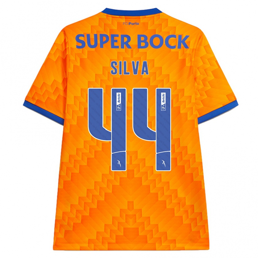 Kandiny Kinder Felipe Silva #44 Orange Auswärtstrikot Trikot 2024/25 T-Shirt