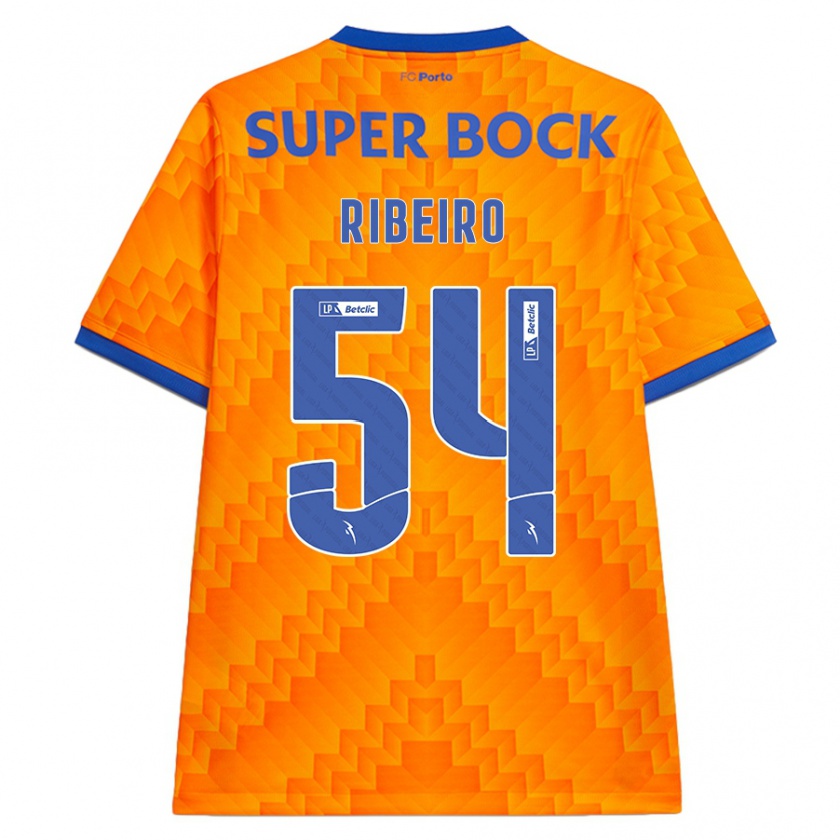 Kandiny Kinder António Ribeiro #54 Orange Auswärtstrikot Trikot 2024/25 T-Shirt