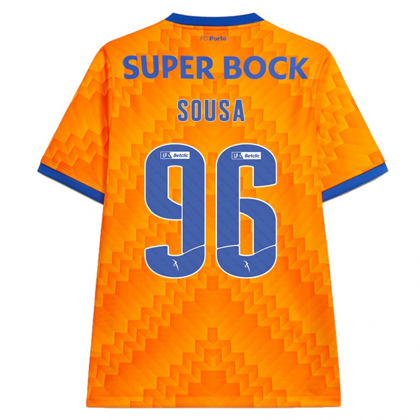 Kandiny Kinder Filipe Sousa #96 Orange Auswärtstrikot Trikot 2024/25 T-Shirt