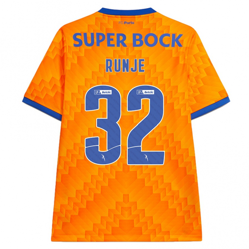 Kandiny Kinder Roko Runje #32 Orange Auswärtstrikot Trikot 2024/25 T-Shirt