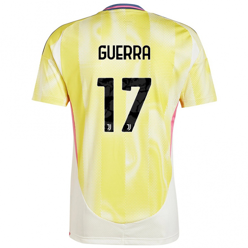 Kandiny Kinder Simone Guerra #17 Solargelb Auswärtstrikot Trikot 2024/25 T-Shirt