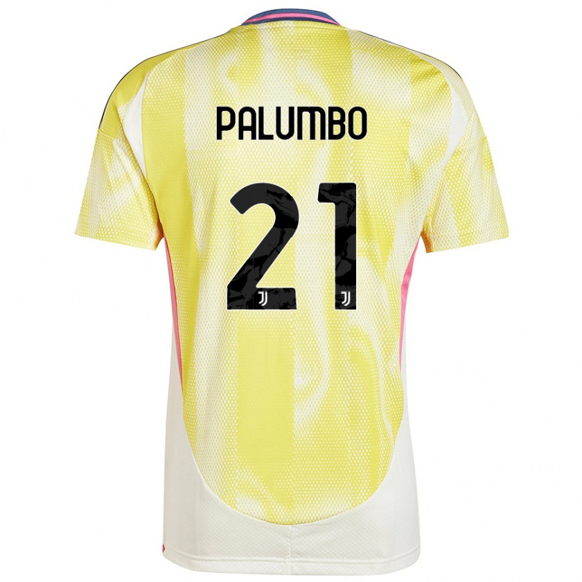 Kandiny Kinder Martin Palumbo #21 Solargelb Auswärtstrikot Trikot 2024/25 T-Shirt