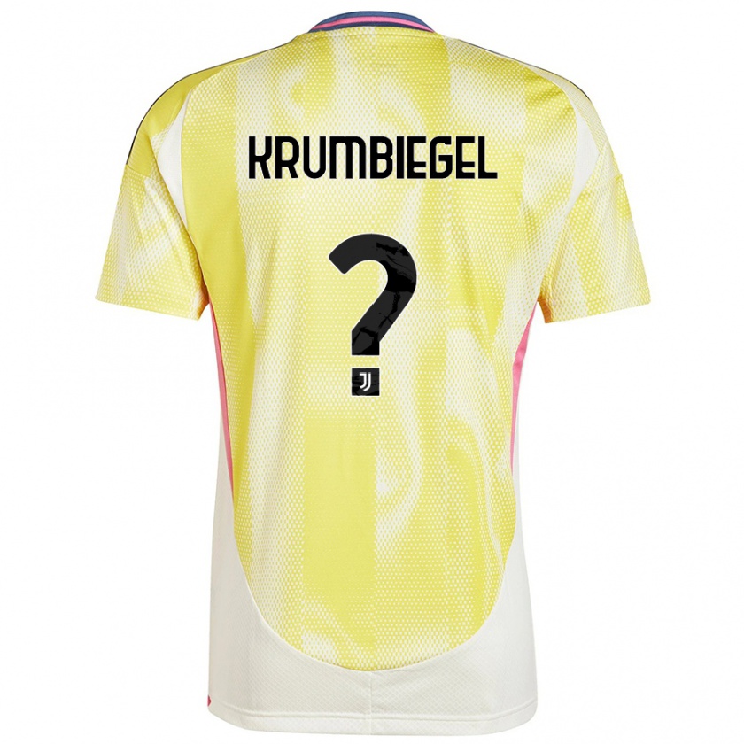 Kandiny Kinder Paulina Krumbiegel #0 Solargelb Auswärtstrikot Trikot 2024/25 T-Shirt