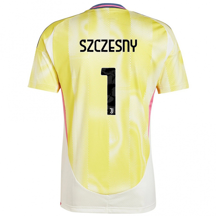 Kandiny Kinder Wojciech Szczesny #1 Solargelb Auswärtstrikot Trikot 2024/25 T-Shirt