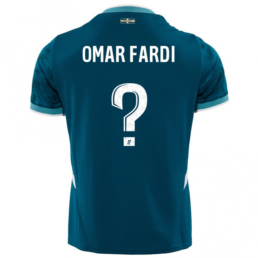 Kandiny Kinder El Omar Fardi #0 Türkisblau Auswärtstrikot Trikot 2024/25 T-Shirt