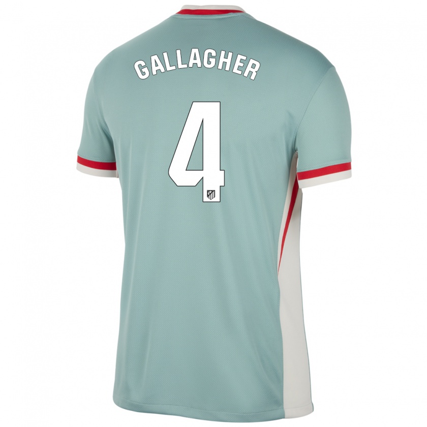 Kandiny Kinder Conor Gallagher #4 Hellbeige Blau Auswärtstrikot Trikot 2024/25 T-Shirt