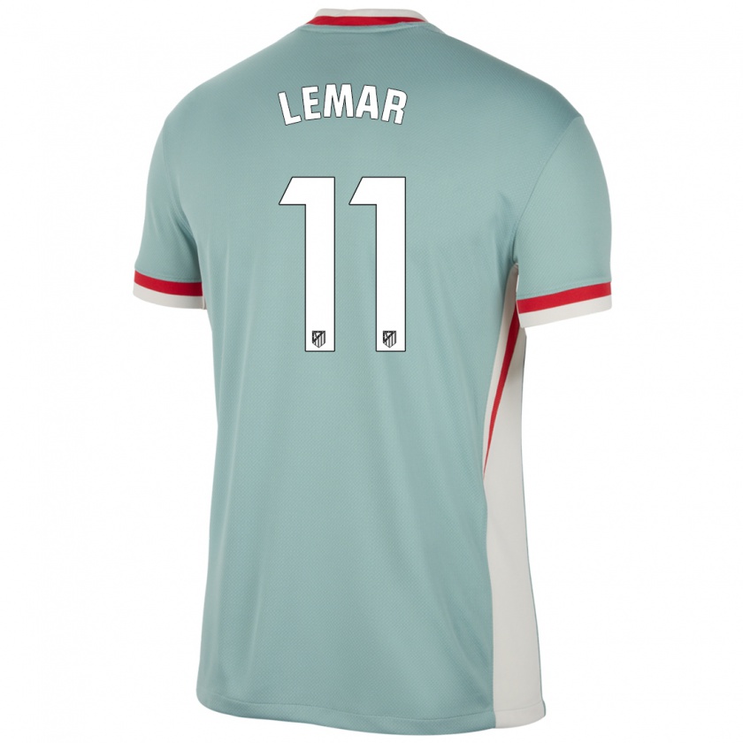 Kandiny Kinder Thomas Lemar #11 Hellbeige Blau Auswärtstrikot Trikot 2024/25 T-Shirt