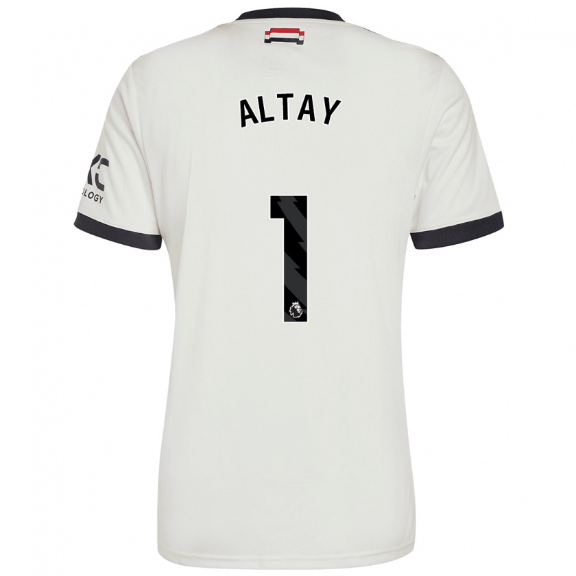 Kandiny Kinder Altay Bayındır #1 Cremeweiß Ausweichtrikot Trikot 2024/25 T-Shirt