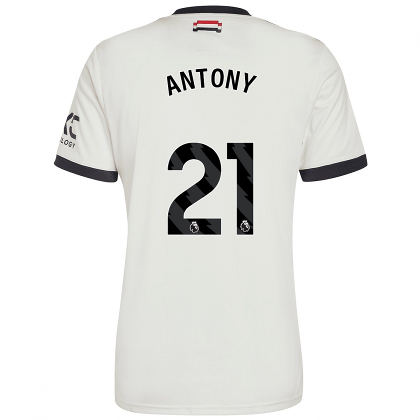 Kandiny Kinder Antony #21 Cremeweiß Ausweichtrikot Trikot 2024/25 T-Shirt