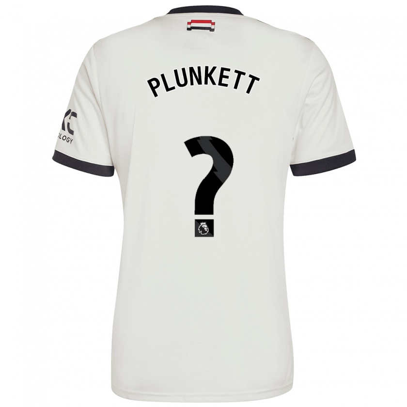 Kandiny Kinder Dante Plunkett #0 Cremeweiß Ausweichtrikot Trikot 2024/25 T-Shirt