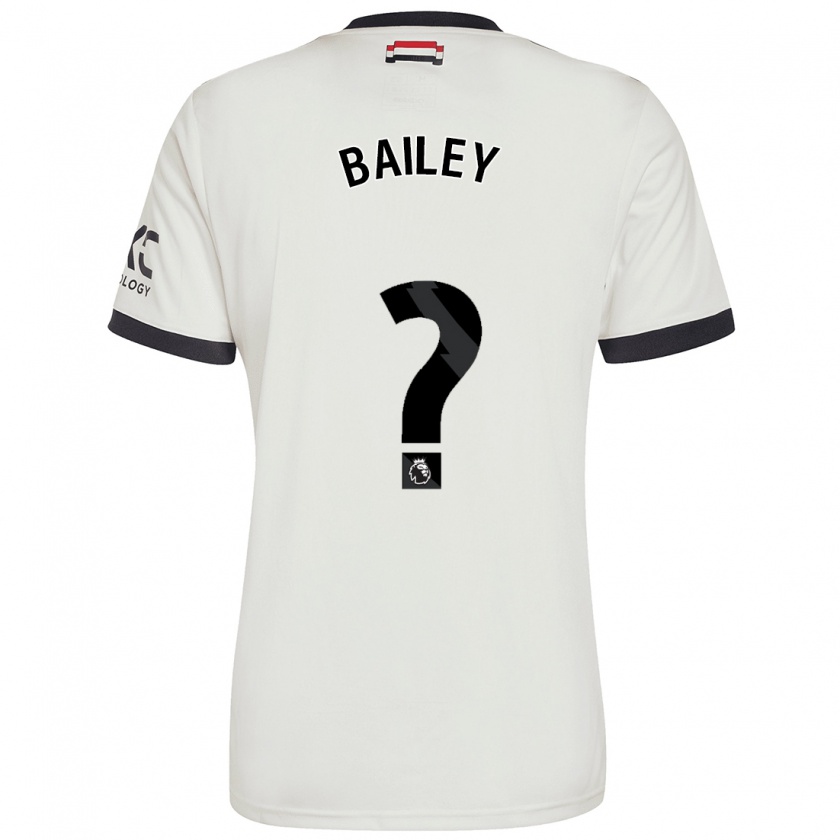 Kandiny Kinder James Bailey #0 Cremeweiß Ausweichtrikot Trikot 2024/25 T-Shirt