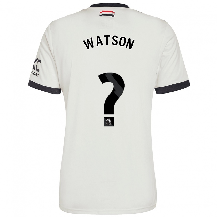 Kandiny Kinder Jacob Watson #0 Cremeweiß Ausweichtrikot Trikot 2024/25 T-Shirt