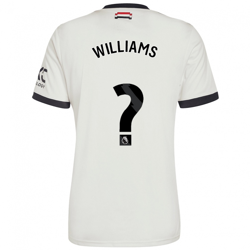 Kandiny Kinder Joe Williams #0 Cremeweiß Ausweichtrikot Trikot 2024/25 T-Shirt